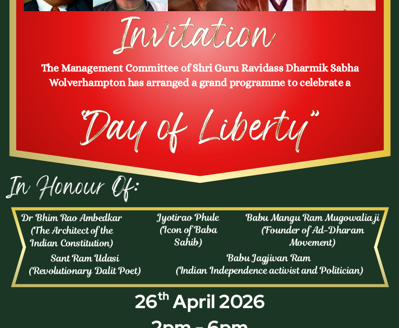 Day of Liberty celebration 26th April 2026